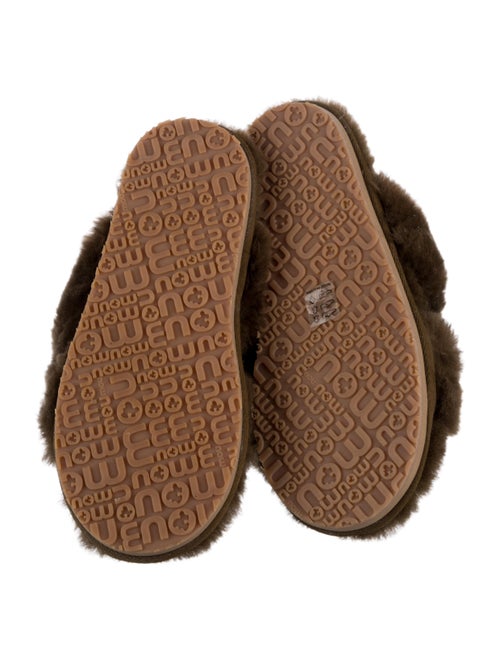 Mou Fur Fur Trim Slides