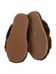 Mou Fur Fur Trim Slides