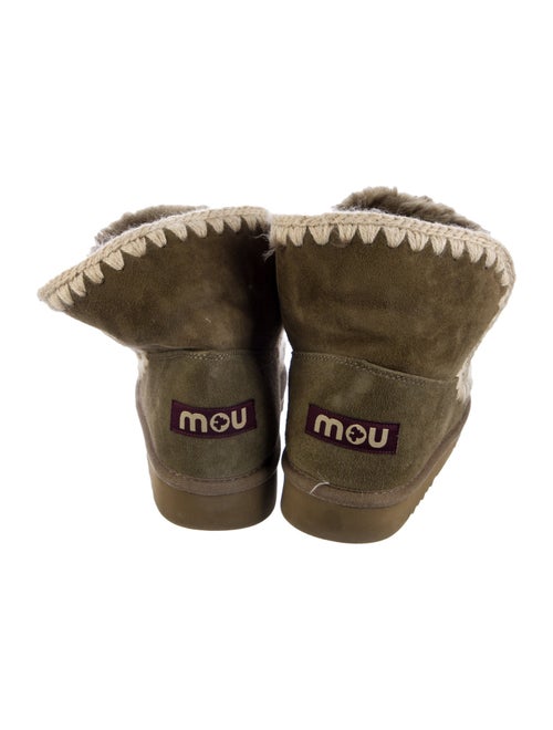 Mou Suede Lace-Up Boots