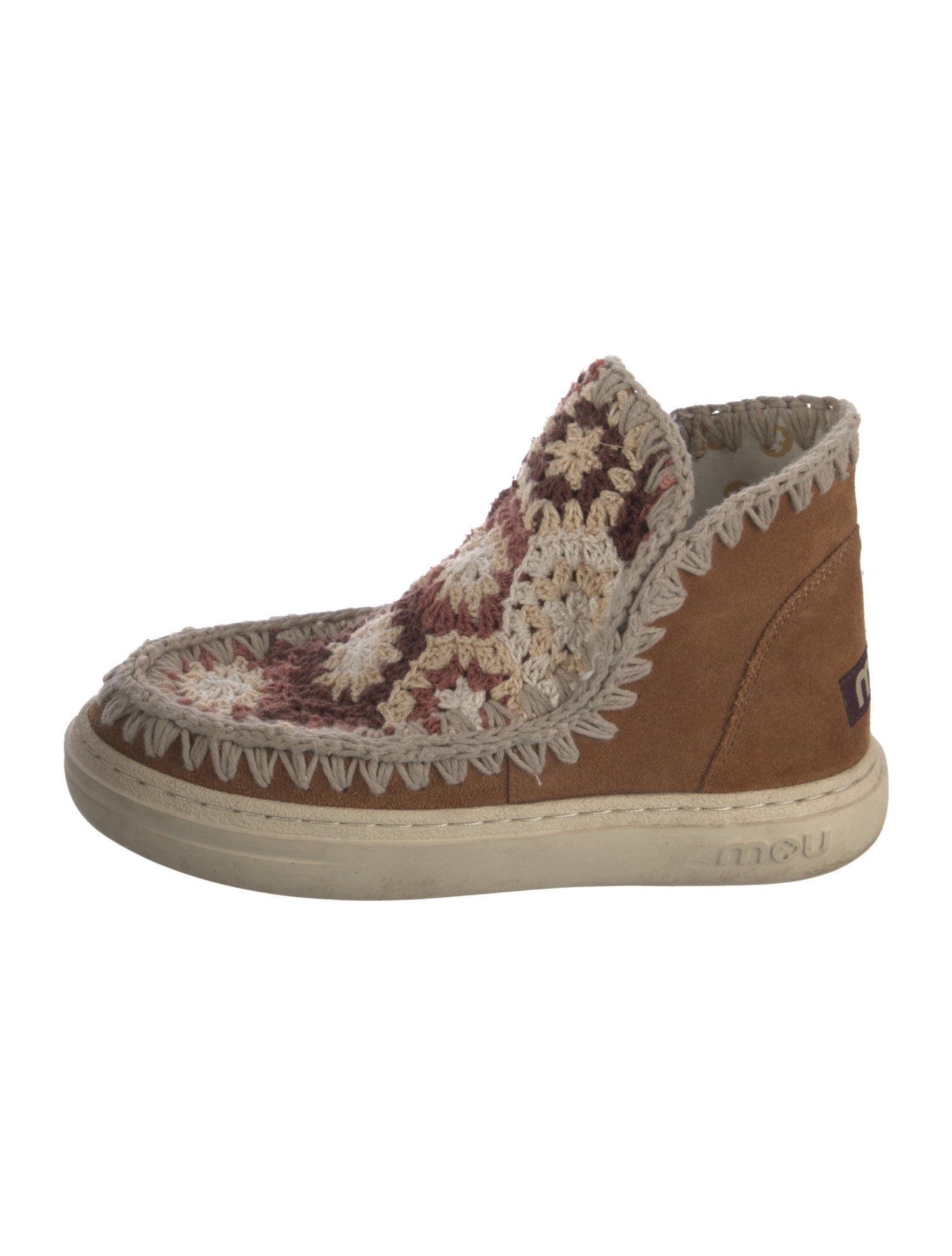Mou Suede Patterned Boots