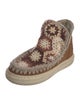 Mou Suede Patterned Boots