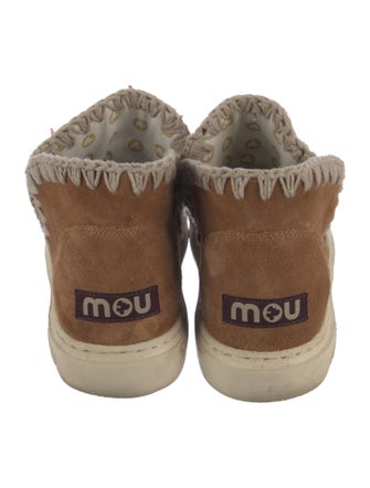 Mou Suede Patterned Boots
