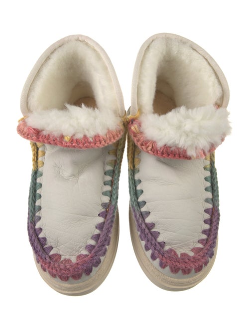 Mou Leather Patterned Boots