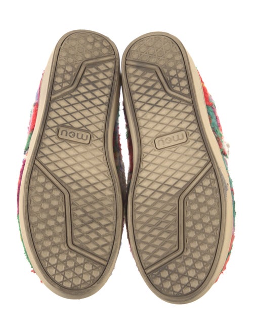 Mou Printed Raw-Edge Trim Lace-Up Boots