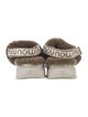Mou Shearling Slingback Sandals