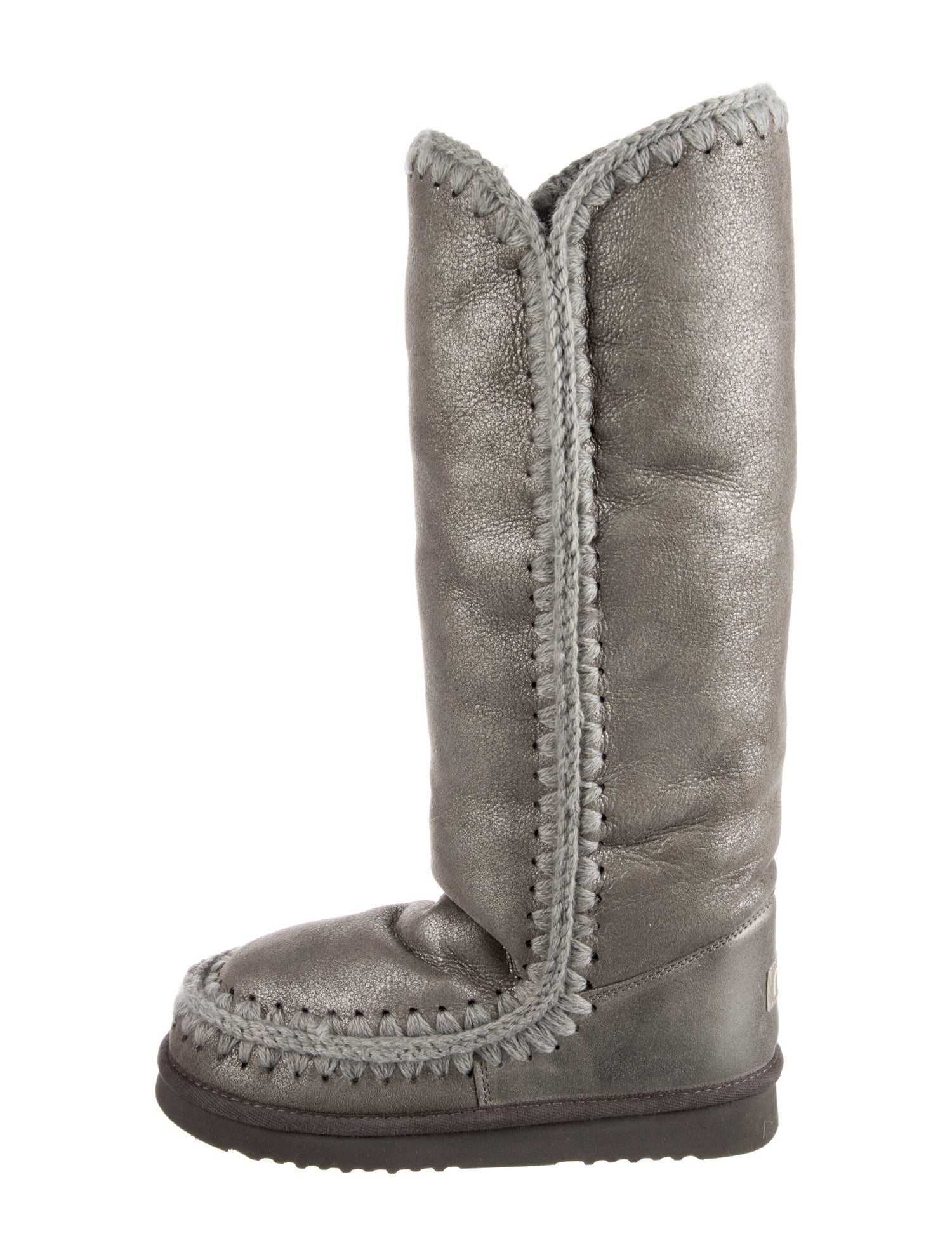 Mou Leather Riding Boots