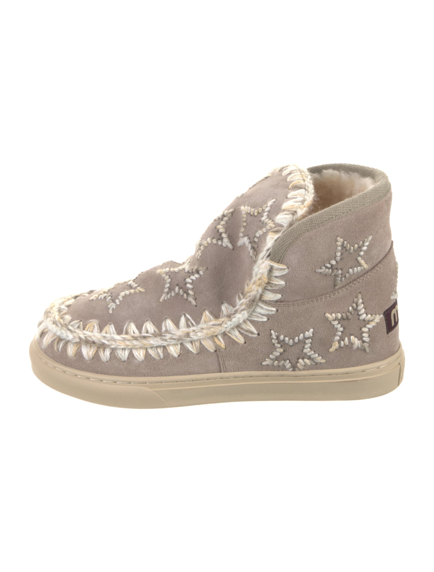 Mou Suede Patterned Boots