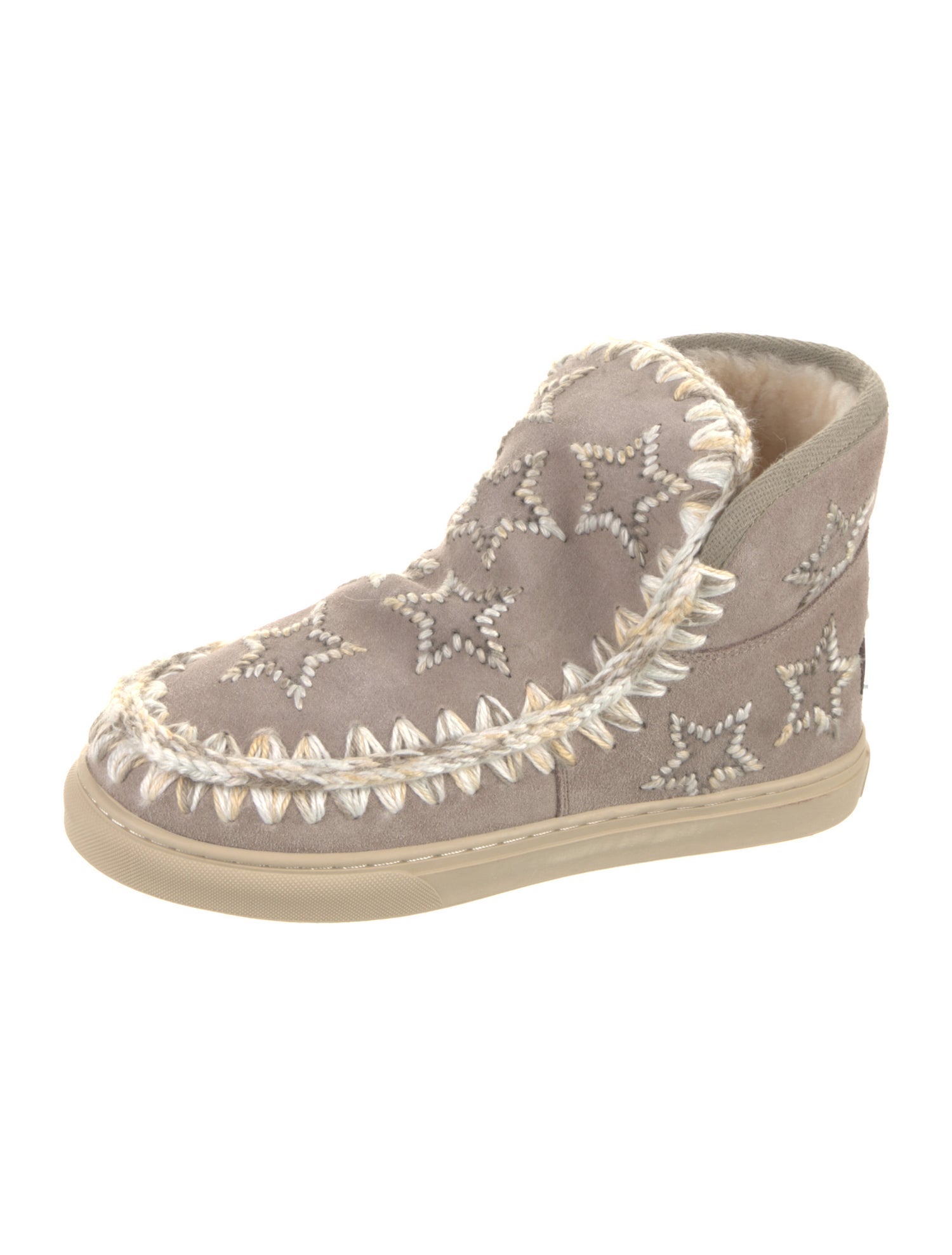 Mou Suede Patterned Boots