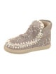 Mou Suede Patterned Boots