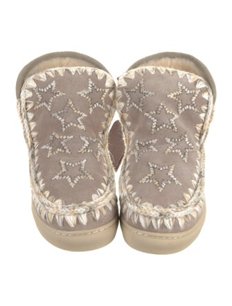 Mou Suede Patterned Boots