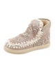 Mou Suede Printed Hiking Boots