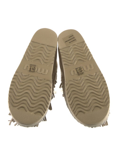 Mou Suede Printed Lace-Up Boots