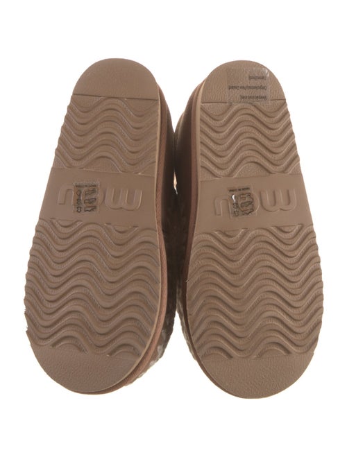 Mou Suede Whipstitch Trim Boots