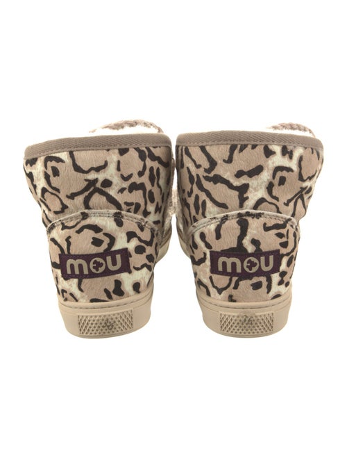 Mou Calf Hair Animal Print Boots