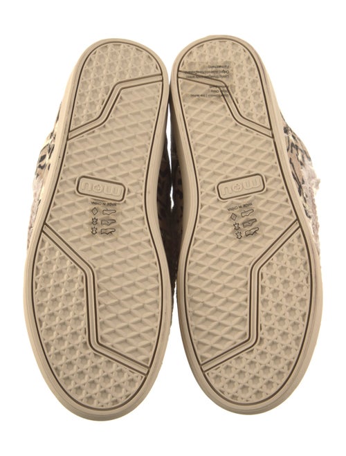 Mou Calf Hair Animal Print Boots