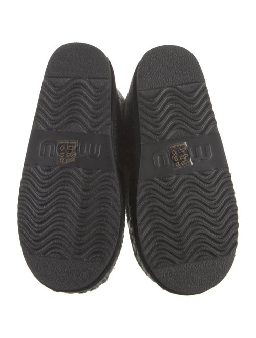 Mou Leather Whipstitch Trim Boots