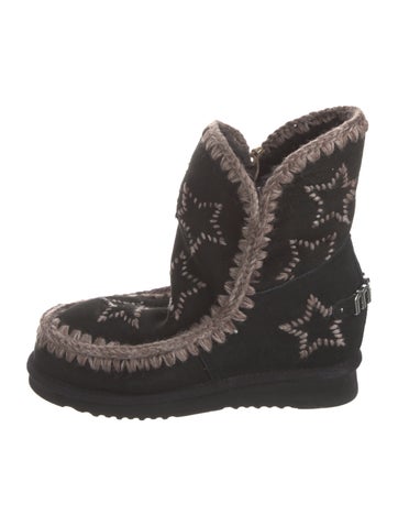 Mou Boots Suede Printed Snow 6