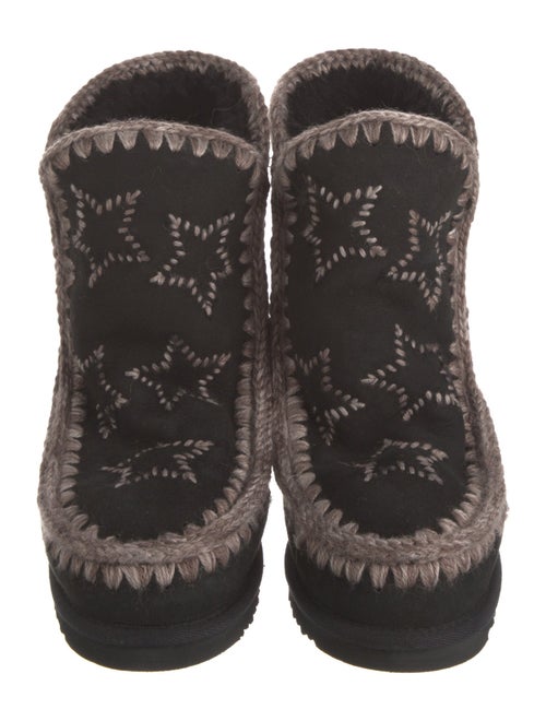Mou Suede Printed Snow Boots