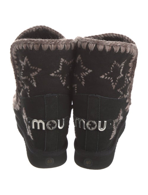 Mou Suede Printed Snow Boots