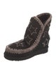 Mou Suede Printed Snow Boots
