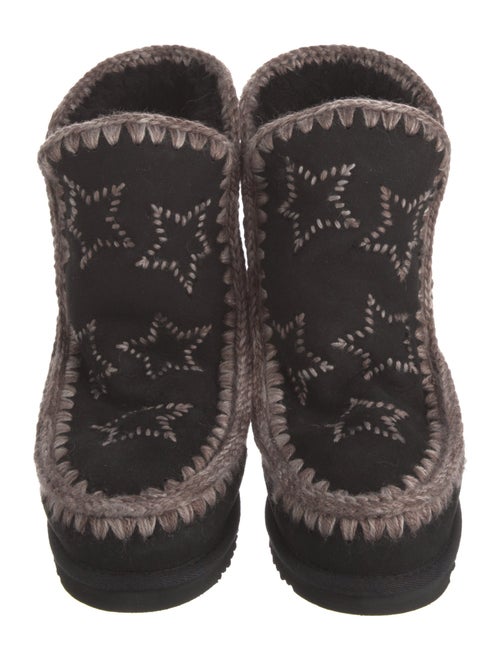 Mou Suede Printed Snow Boots