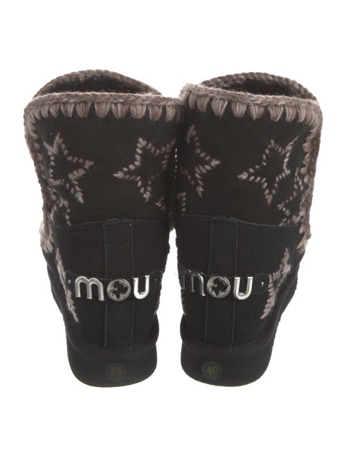 Mou Suede Printed Snow Boots