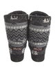 Mou Tweed Printed Snow Boots