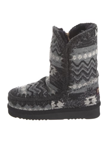 Mou Boots Tweed Printed Snow 10