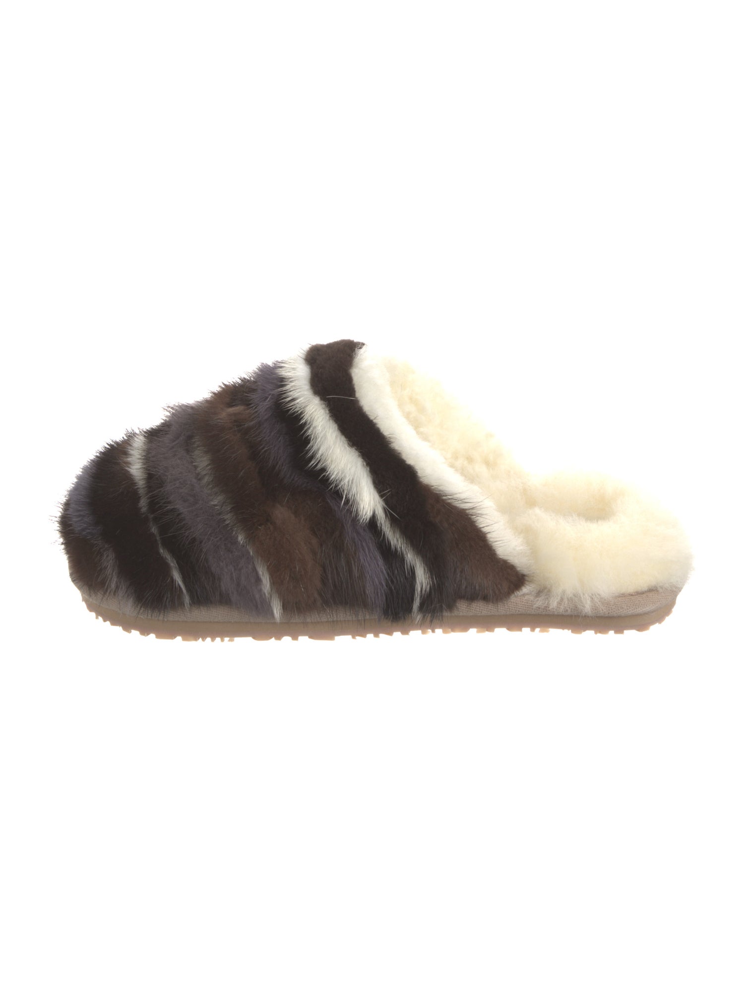Mou Mink Printed Mules
