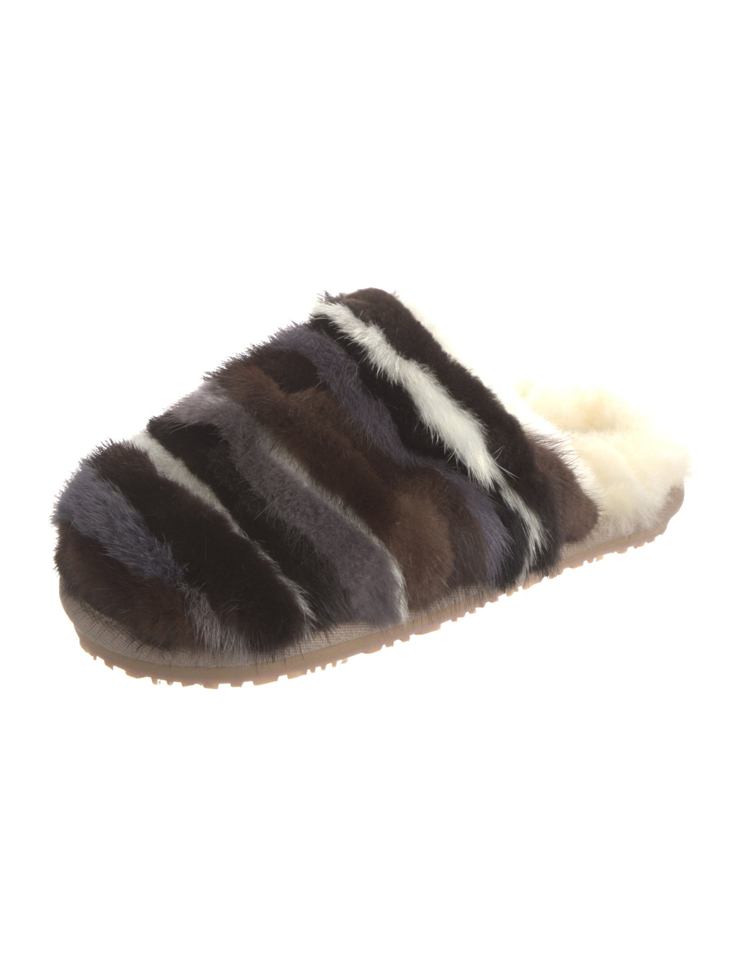 Mou Mink Printed Mules
