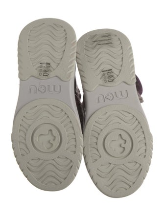 Mou Patent Leather Whipstitch Trim Snow Boots