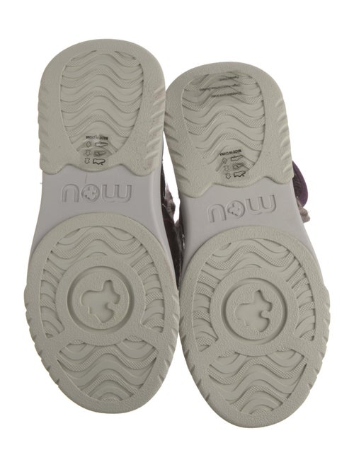 Mou Patent Leather Whipstitch Trim Snow Boots