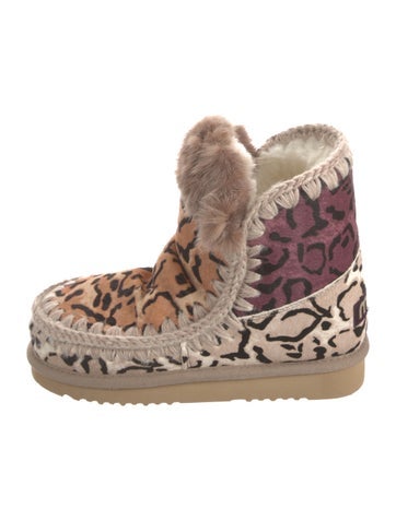 Mou Boots Ponyhair Printed Snow 6