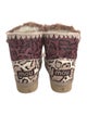 Mou Ponyhair Printed Snow Boots