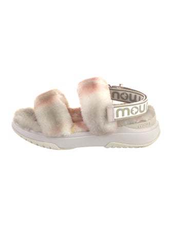 Mou Faux Fur Animal Print Espadrilles