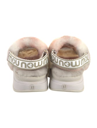 Mou Faux Fur Animal Print Espadrilles