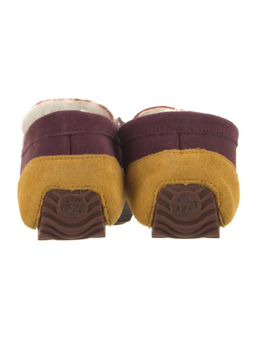 Mou Suede Colorblock Pattern Espadrilles