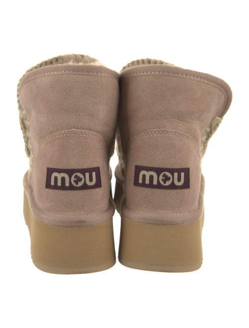 Mou Suede Lace-Up Boots