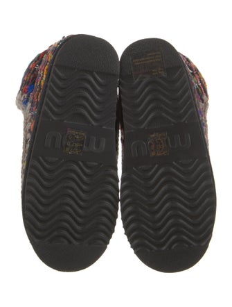 Mou Tweed Tweed Pattern Hiking Boots