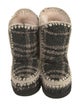 Mou Tweed Tweed Pattern Boots