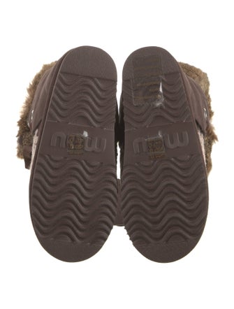 Mou Suede Faux Fur Trim Boots