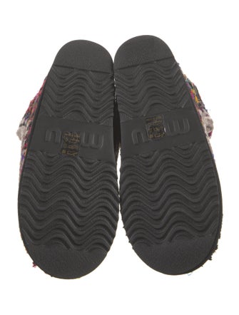 Mou Tweed Printed Hiking Boots