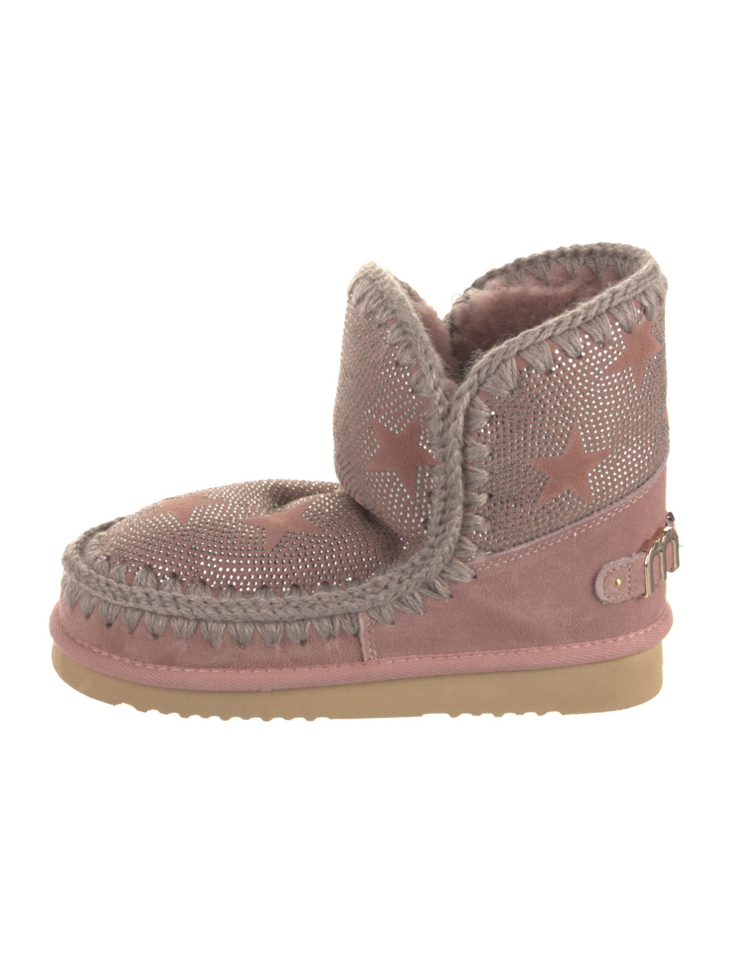 Mou Suede Patterned Boots