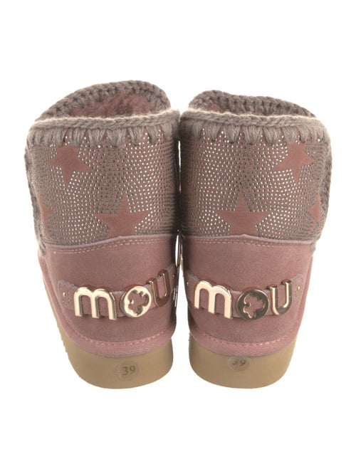 Mou Suede Patterned Boots