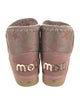 Mou Suede Patterned Boots