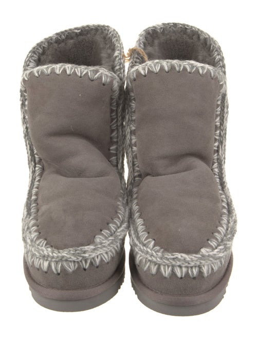 Mou Suede Lace-Up Boots