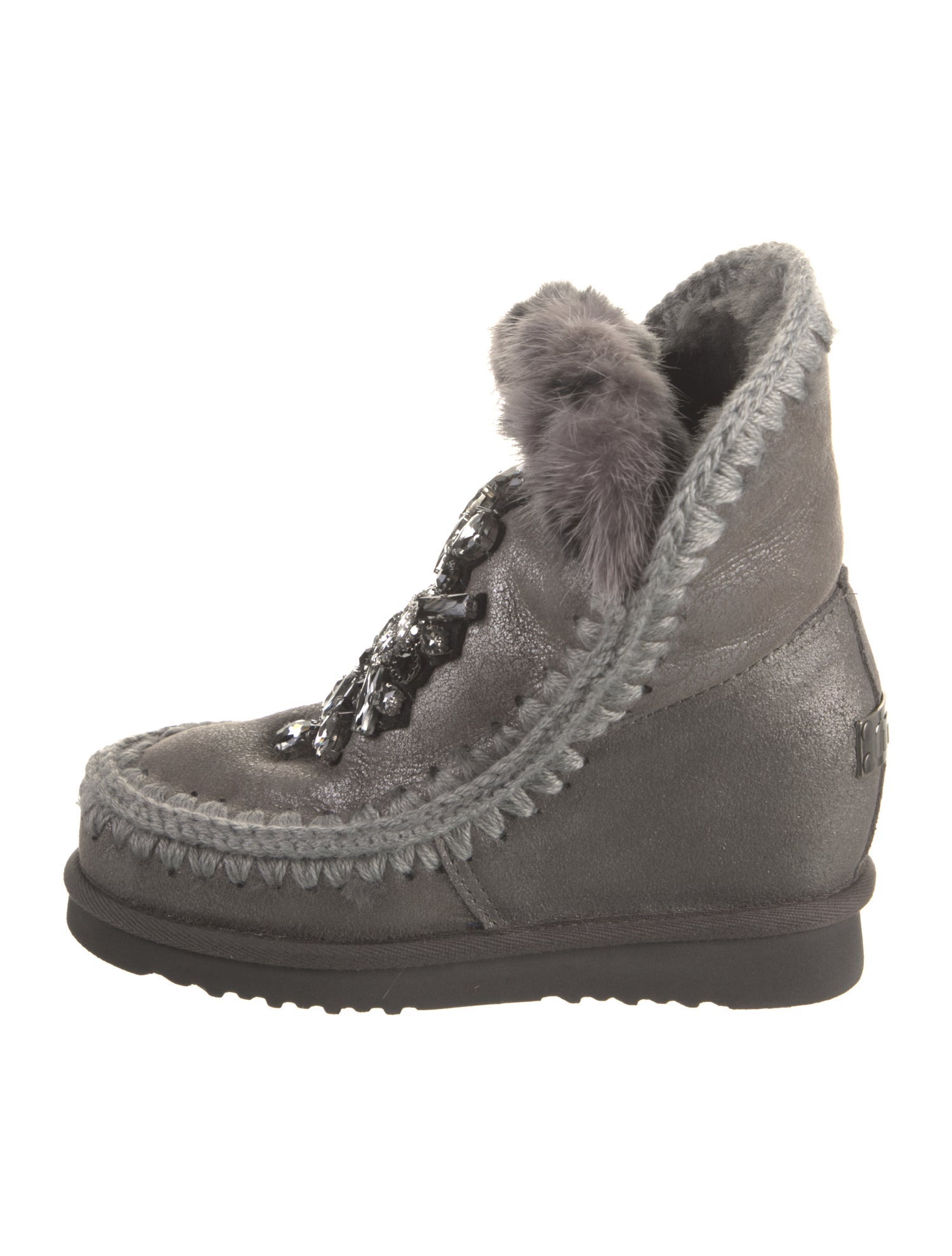Mou Leather Snow Boots