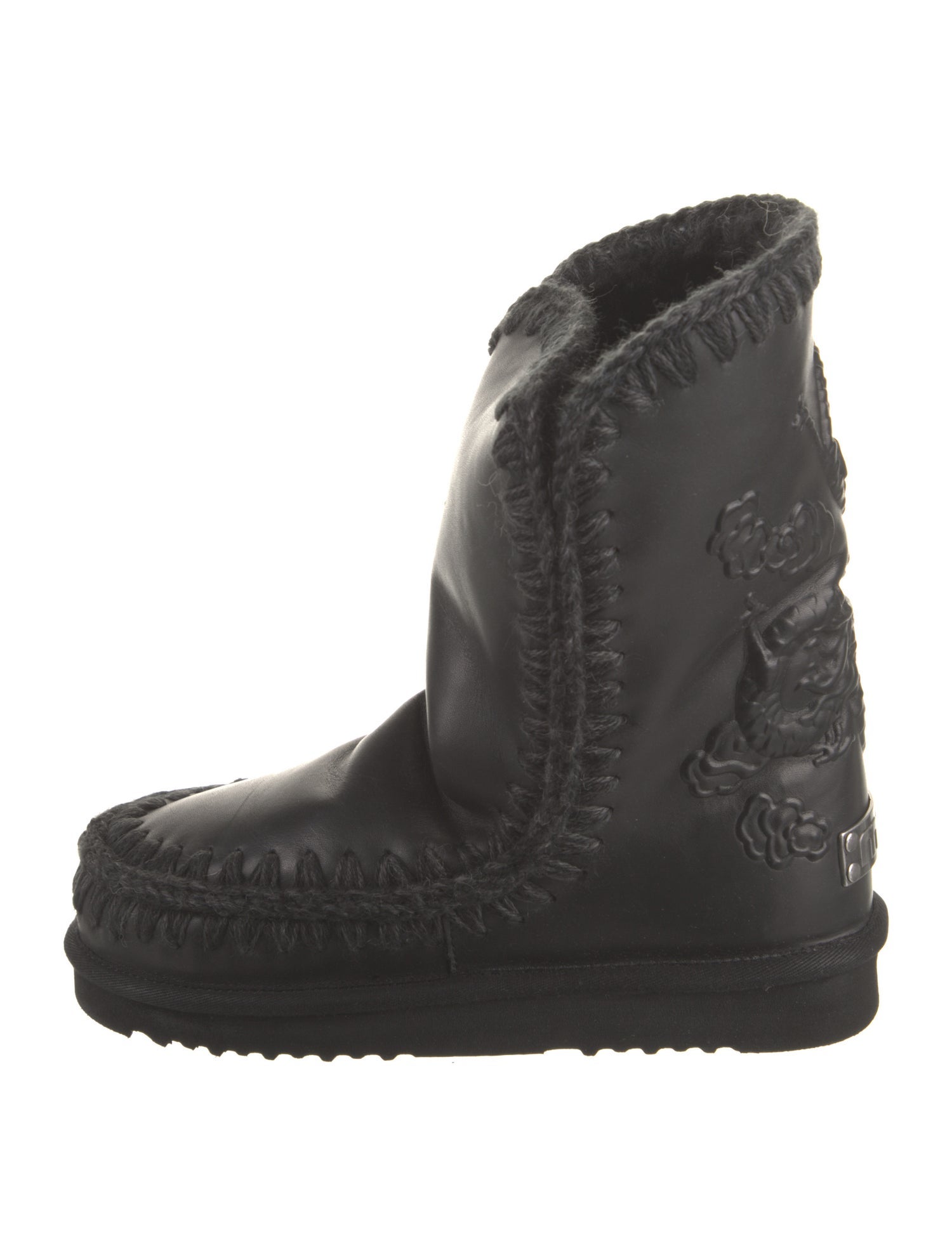 Mou Leather Snow Boots