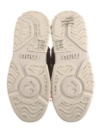 Mou Suede Patterned Hiking Boots