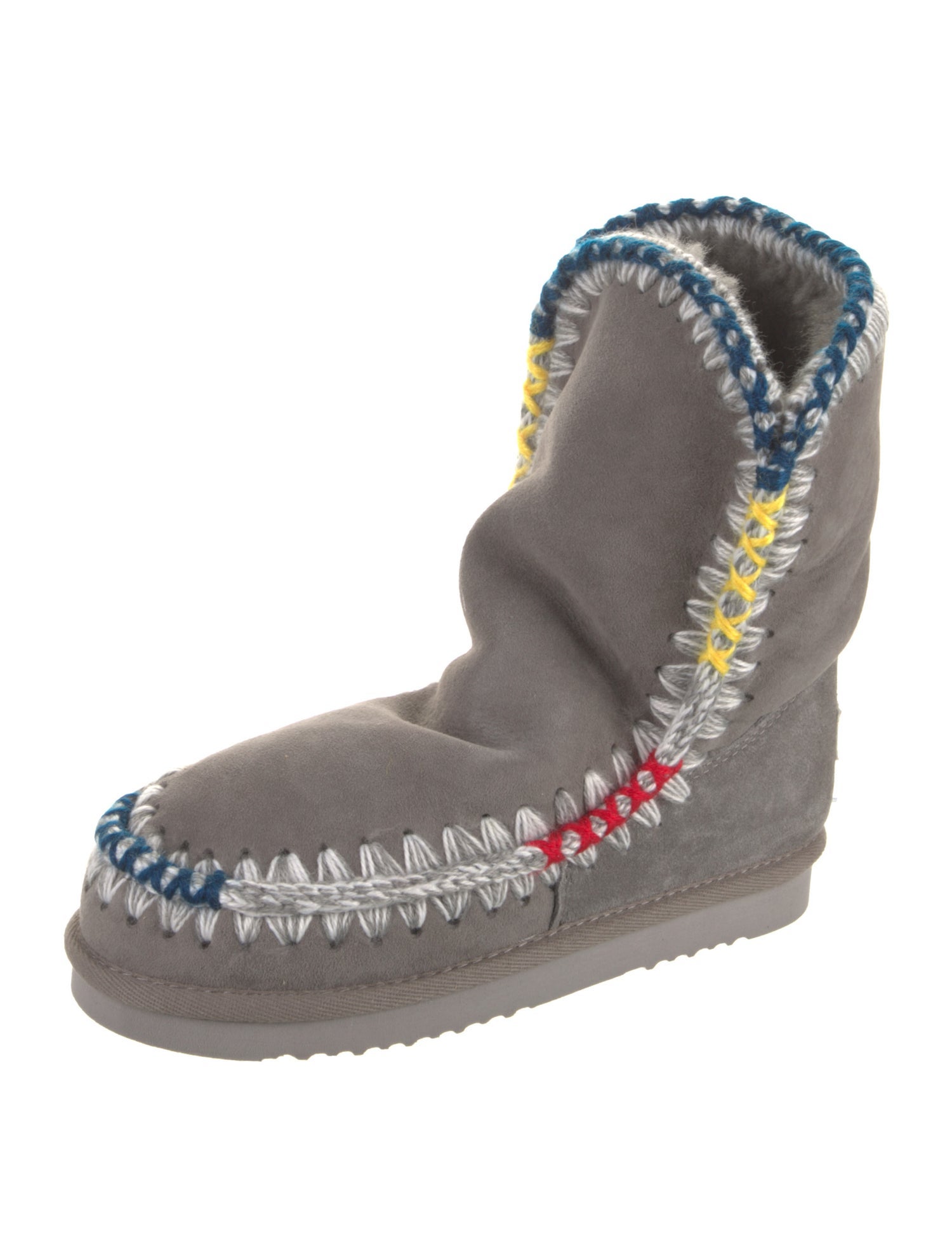 Mou Suede Patterned Boots